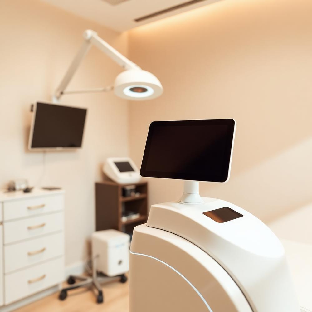 Behandelruimte met laserapparatuur